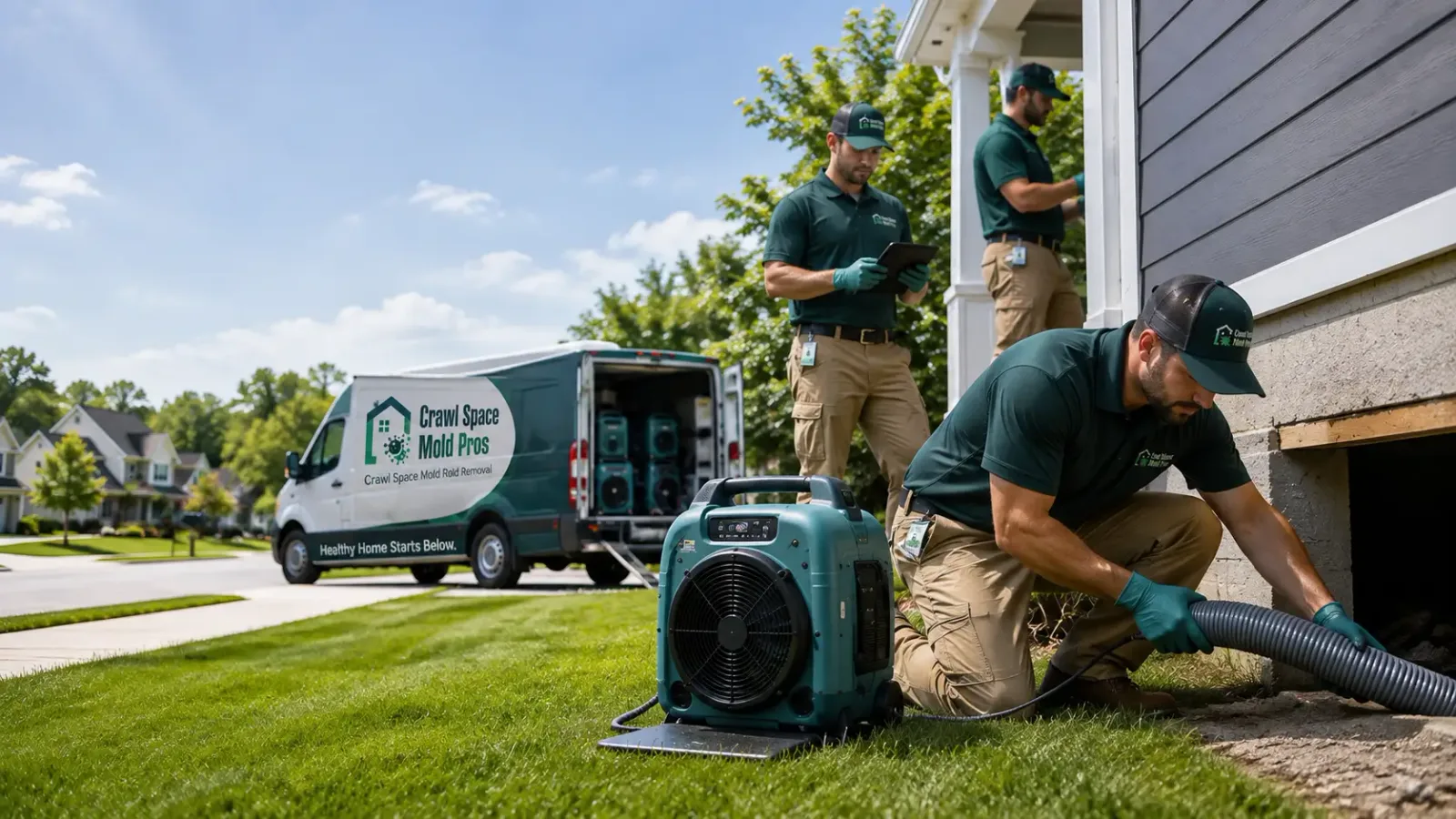 Crawl Space Mold Removal in Concord, PA